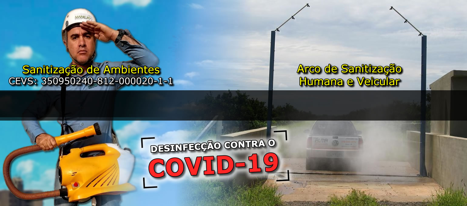 SANITIZAÇÃO - CORONAVÍRUS